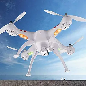 ELECTROPRIME 8411 White 1080p Wireless HD One Key Return Aircraft 6 Axis Gyro 2.4GHz Video