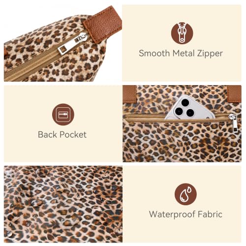 Image of Tote Bag for Women, Casual Hobo Foldable Shoulder Zipper Handbag