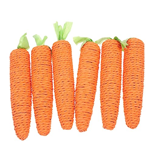 Abaodam 6個 麻紐製猫用かじりおもちゃ 歯磨き キャッ イ 歯ぎしり防止 猫の遊び道具 ペット用 素材