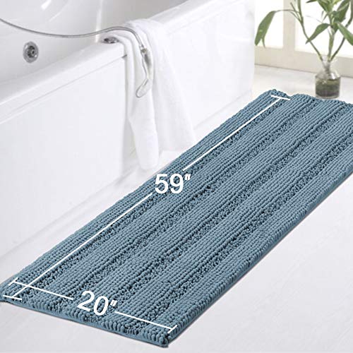 Image of Turquoize Turquoize Large Size 59inch by 20inch Luxurious Shaggy Chenille