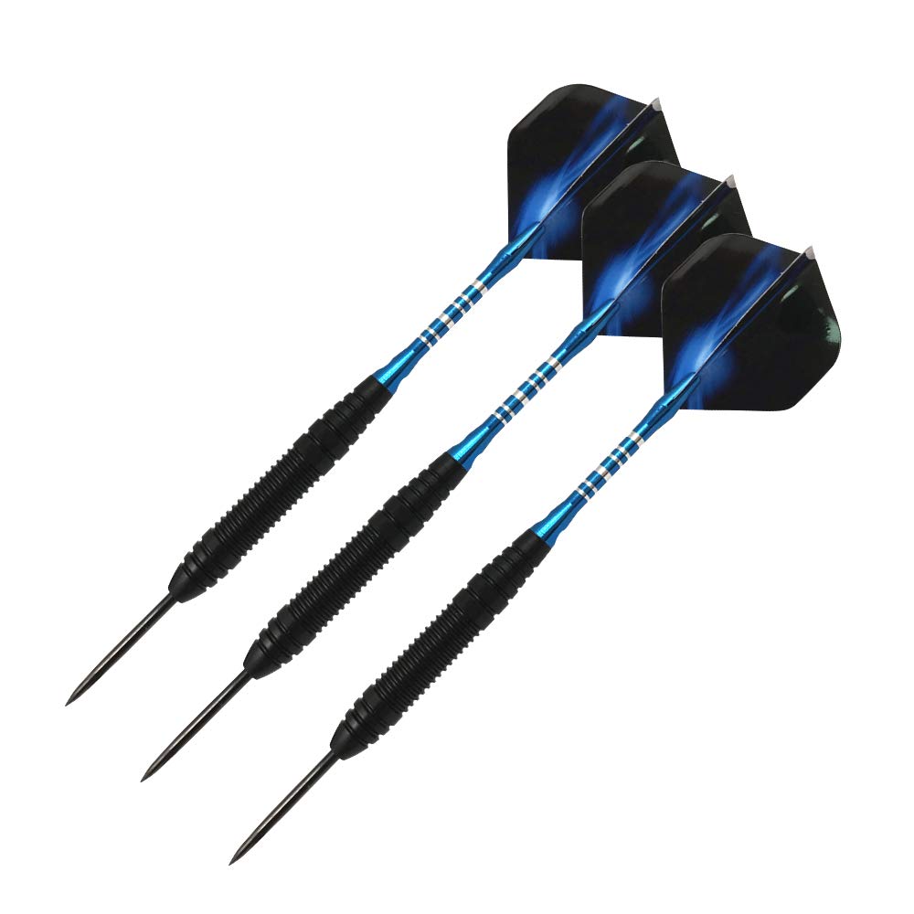 Set Freccette 22 G In Acciaio – 3 Freccette Professionali Con Aste In Alluminio, Alette PET E Scatola Portafreccette