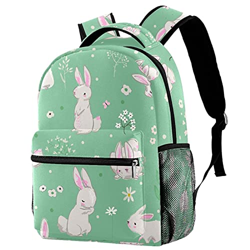 Sac à dos pour garçons et filles léopard vert et noir multicolore pratique