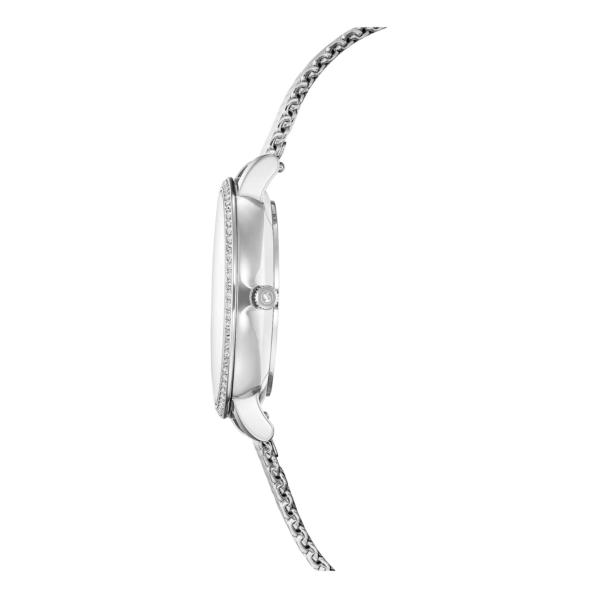 Swarovski Clarica Kollektion Uhr, Swiss Made, Metall-Armband