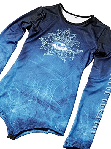 Dominium Bod1050, Body Feminino Adulto Unissex, Azul (Blue), GG