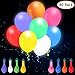 Produktbild omitium LED Luftballons 40 stück Leuchtende Luftballons 8 Farben LED Ballons Einfach zu Bedienen Bunt Ballins Festival Dekor Bunte Helium Luftballons für Hochzeit , Party , Geburtstag , Weihnachten