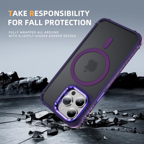 Coque iPhone 15 Pro compatible MagSafe avec objectif intégré en verre renforcé