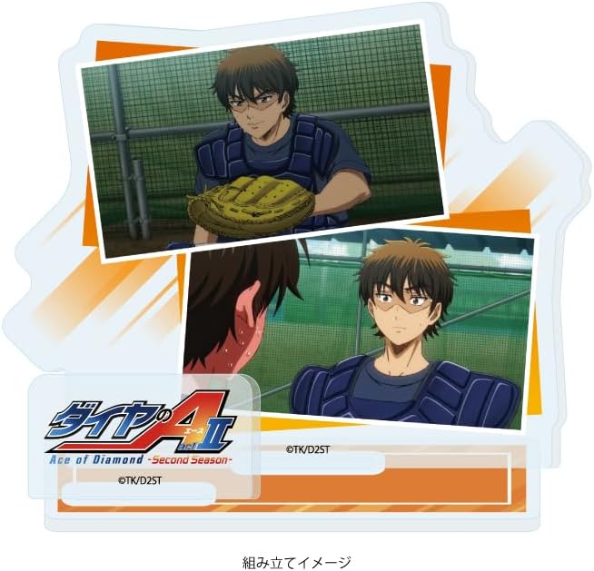 TV Anime A actII Second Season 11 Pattern C [Official Illustration] Acrylic Stand Plate image 2