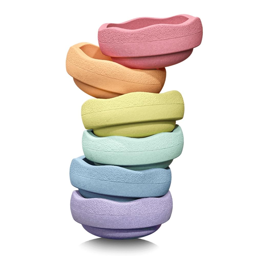 pedalo Stapelstein® Original Rainbow Pastel