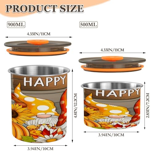 Envase hermético de acero inoxidable para café 17oz miniatura 2