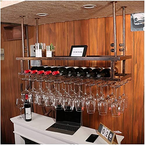 Soporte para copas de vino CGF 100x30cm marrón