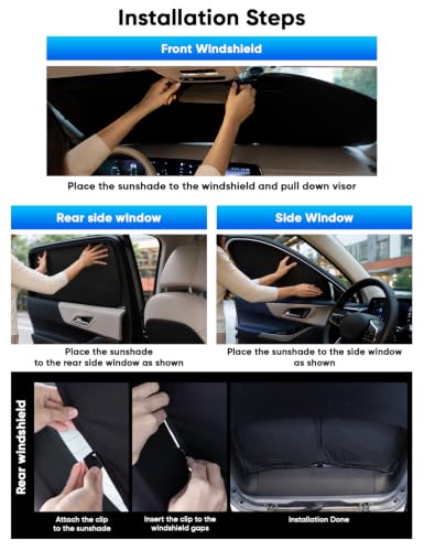 Image of EcoNour Windshield Sun Shade Fit for Toyota Camry 2025 2026