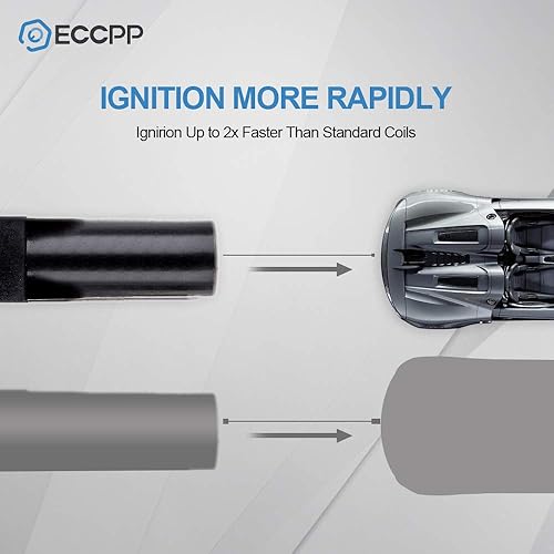 Vista 1262 de ECCPP Bobinas de encendido portátiles de repuesto para automóvil compatibles con Infiniti I30/para Nissan Maxima 3.0L V6 2000-2001 Reemplazo