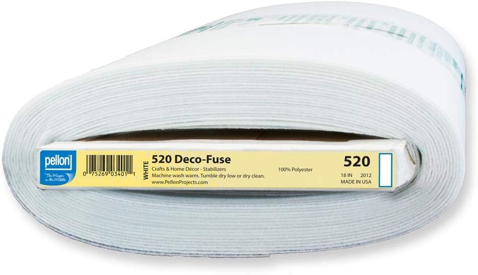 Pellon Deco-Fuse Firm Interfacing White, Fabric by the Yard