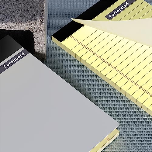 image for DORFAS Small Legal Pads 4x6 inch Note Pads - 21lb Canany Yellow Paper 