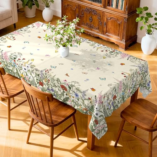 Nappe rectangulaire en polyester vert avec finitions soignées pour buffet chic - 4