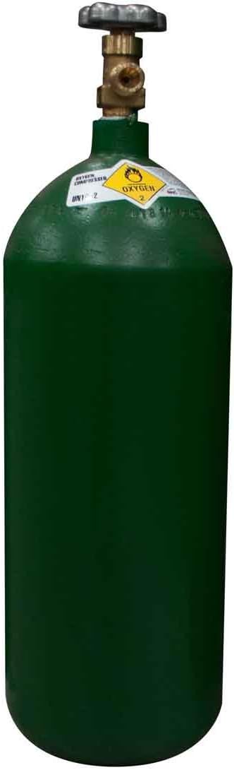 40 cu/ft Oxygen Welding Gas Cylinder Tank CGA 540 - FULL - - 
