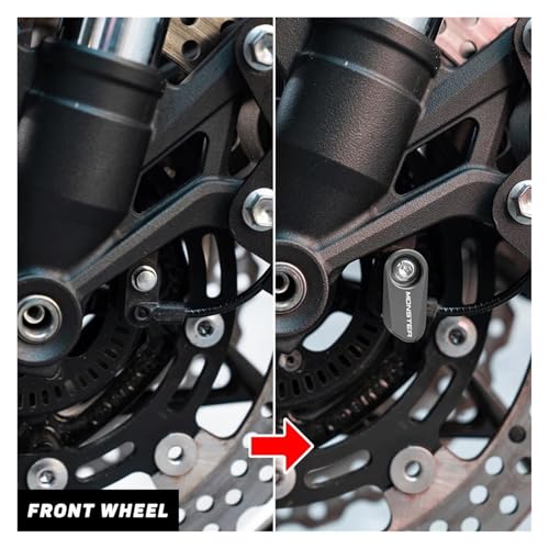 Cubierta de sensor ABS delantera roja para Ducati Monster 821 937 950 7