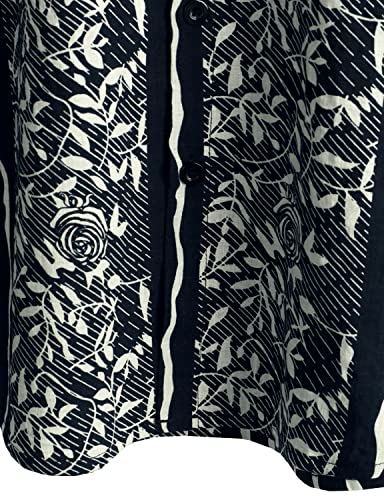 Image of VATPAVE Mens Casual Hawaiian Floral Shirts Short Sleeve Button Down Tropical Shirts Beach Summer Shirts