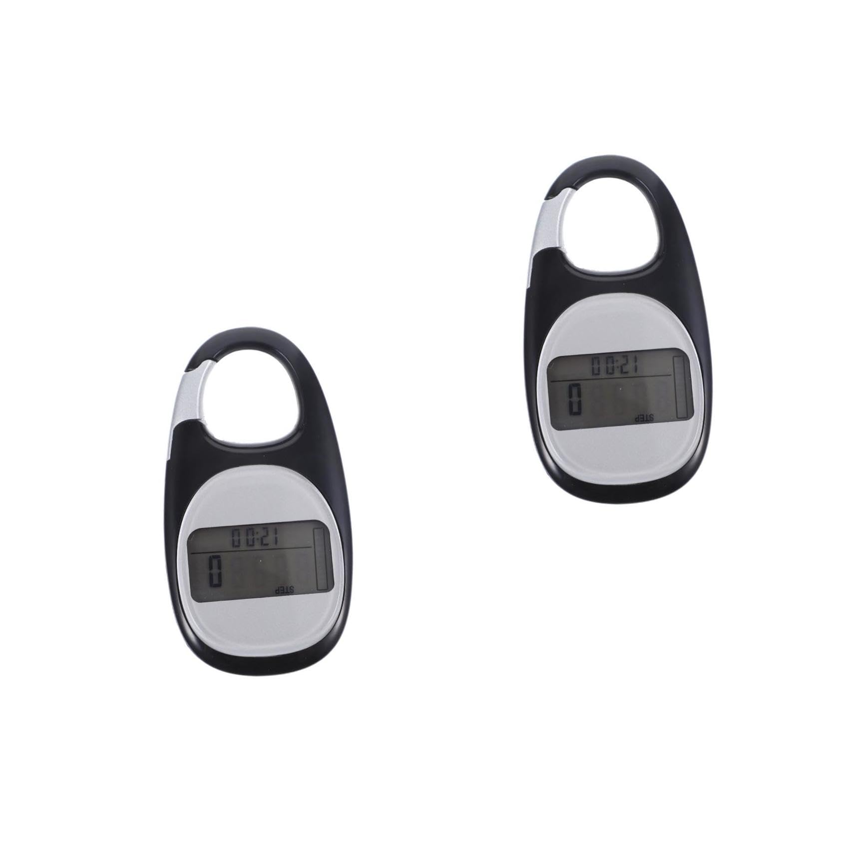Toddmomy 2piezas Contador De Pasos Profesional Podómetro Compacto y Conveniente para Caminar y Hacer Ejercicio para Viajes y Senderismo Color Aleatorio Monitor De Calorías y Distancia
