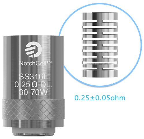 Joyetech Cubis (Pro) NotchCoil Verdampferköpfe 0.25 Ohm 5er Pack – Bild 5