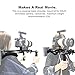 NICEYRIG 15mm Shoulder Pad Rig Support System with Riser Base Plate Mount, 15mm Rod and Rod Rail Handle Kit Universal for DSLR Camera, Mirrorless Camera - 173