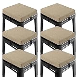 Confort et soutien supérieurs : Le rembourrage de 5 cm d'épaisseur de ce tabouret de bar est suffisamment résistant pour supporter de longues heures d'assise, résistant à la pression et à l'usure. Conçus pour résister à la pression et à l'usure quotidienne, ils promettent un confort et une durabilité durables.