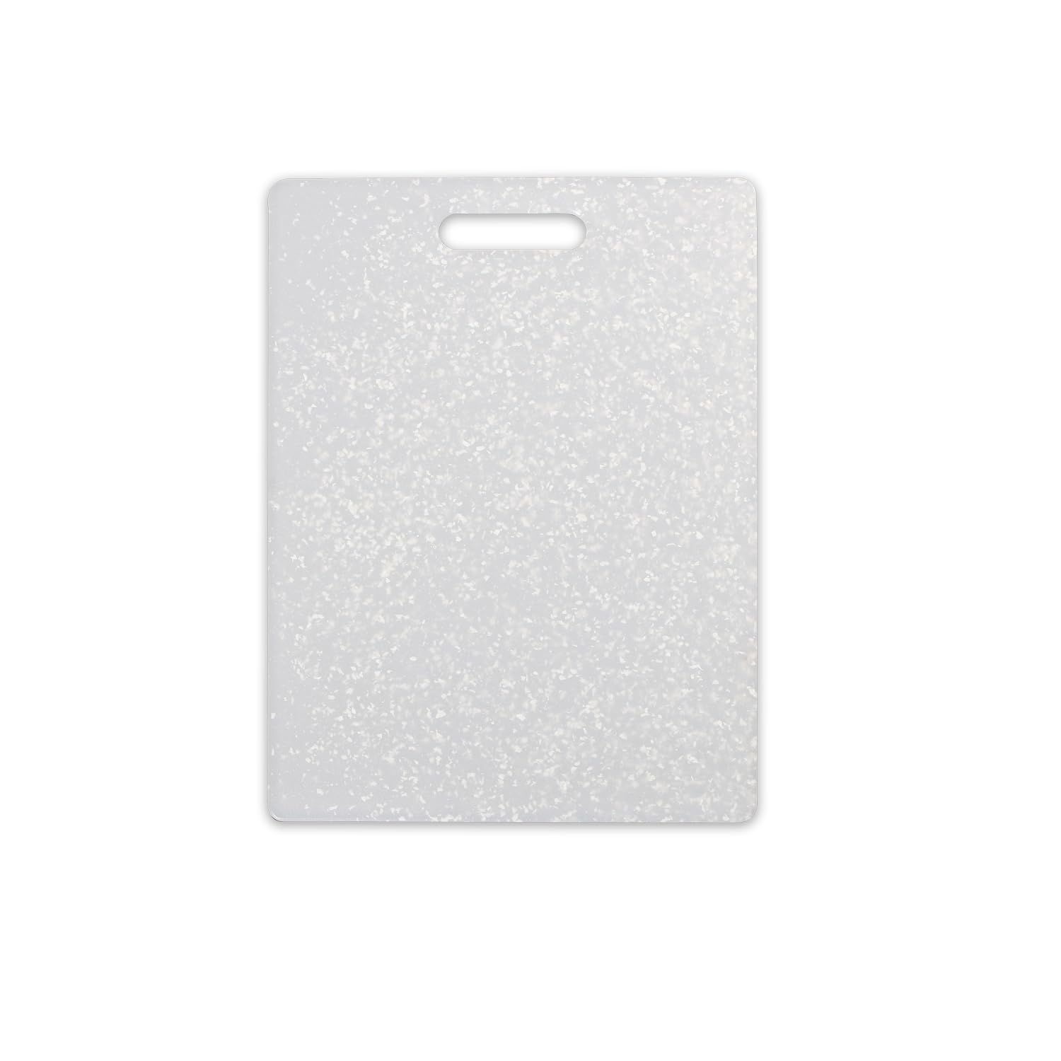 Dexas Original Jelli Cutting Board with Handle, 11 by 14.5 inches, White Granite Pattern