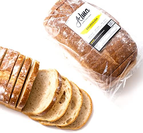 Alma Baking Sourdough Bread Sliced - Handmade, Artisinal, Small Batch - Sandwich Bread Loaf, 1.125 Pound (Pack of 4)