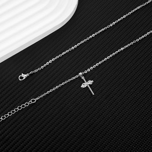 Sweet 16th Birthday Gifts for Girls 16 Years Old Girls' Necklaces Birthday Party Decorations Exquisite Cross Crucifixion Pattern Rust-Proof Light Weight Unique Design3