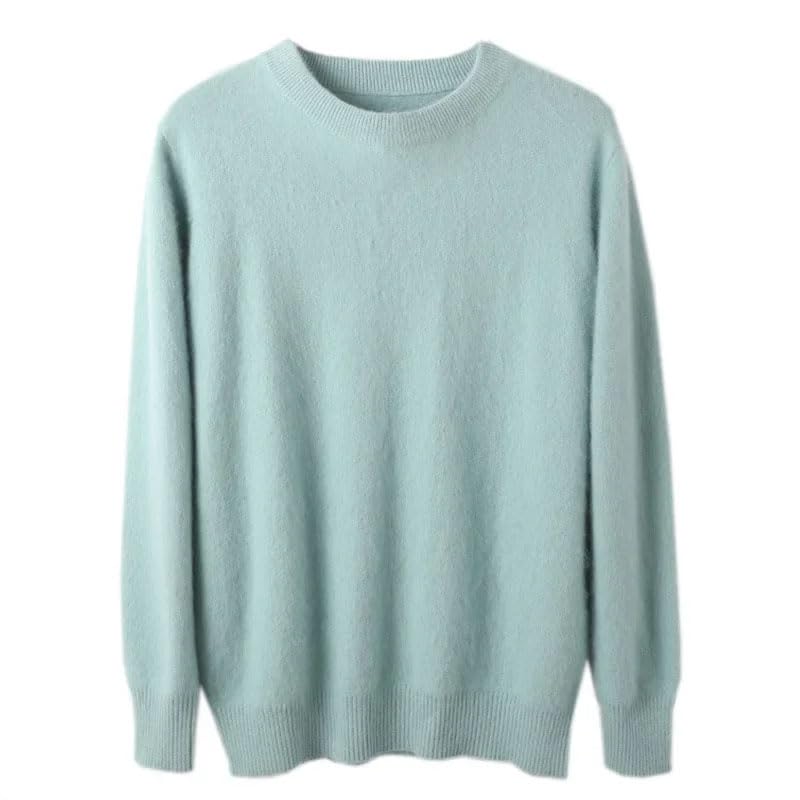 Men's Crew Neck Thickened Sweater Loose Knitted Pullover Casual Long Sleeves Slim Fit Sweaters2