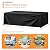 HUFUOUT Patio Furniture Covers, Outdoor Furniture Cover Waterproof, General Purpose, Outside Table and Chair Covers, Heavy Duty 420D (Black, 90"L x 64"W x 28"H)