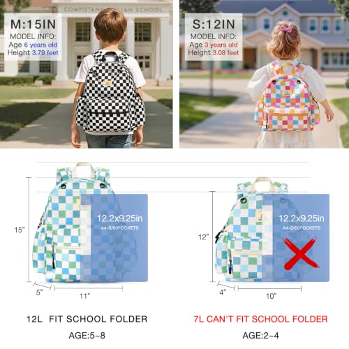 Image of STEAMEDBUN Toddler Backpack Boys Girls 2-4, Preschool Daycare Backpack -12inch