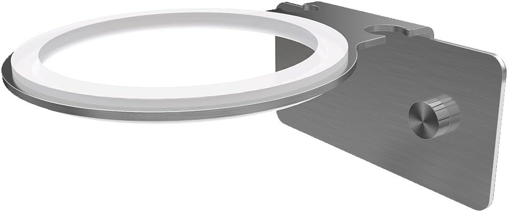 Bathroom Hair Dryer Holder Wall Mount, Adhesive Storage Organizer for Hair Blower with Plug Stand, Stainless