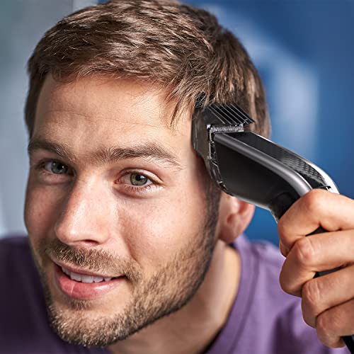 Philips Hair Clipper Série 5000, Tondeuse à Cheveux Lavable avec Technologie Trim-n-Flow Pro (HC5650/15)