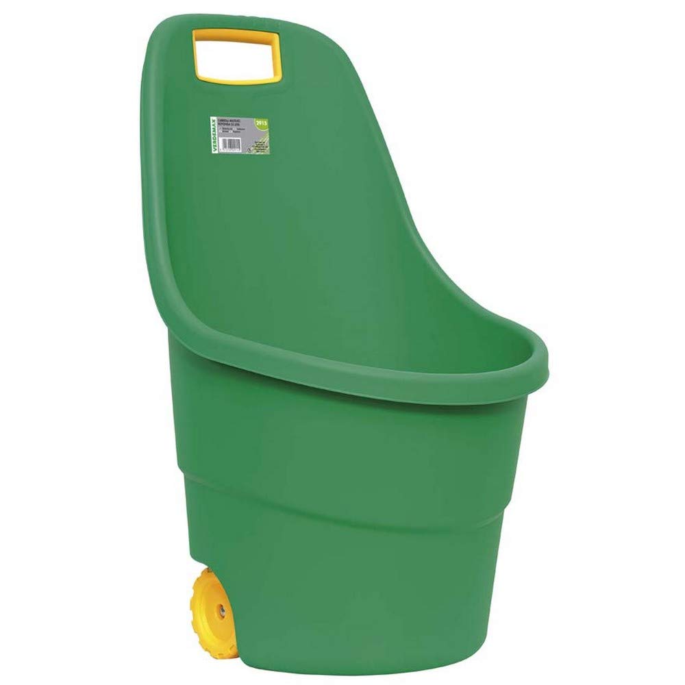 VERDEMAX Carretilla Multiuso Redonda - Capacidad: 55 litros