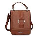 Sac à bandoulière de 17 cm x 21 cm x 8 cm fabriqué en cuir synthétique.