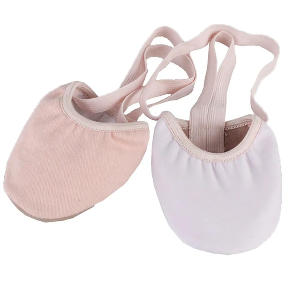 DMLAYHP Ballet Shoes 1Pair Elastic Band Half Toe Dance Shoes Breathable Ballet Dancing Non-Slip(41)