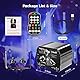 Disco-Lichter, Gvoo Wiederaufladbare Sound Aktivierte Partylichter 5 Farben 60 Modi RGB Discokugel-Lichter mit verschiedenen Mustern und Timing-Funktion für Feiertage, Partys, Geburtstag & Weihnachten