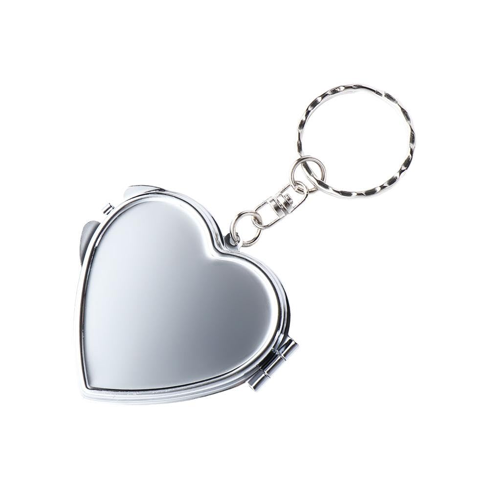 Porte-clés De Sac Miroir Pliable Double Face Coréen, Accessoire De Mode