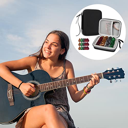 Boîte de Rangement pour médiators de Guitare Sac de Grande capacité médiators Cordes Capos Accessoires de Guitare étui… - Les Beatles, Paul McCartney, John Lennon, RIngo Starr, George Harrison Boîte de Rangement pour médiators de Guitare Sac de Grande capacité médiators Cordes Capos Accessoires de Guitare étui… – Image 4