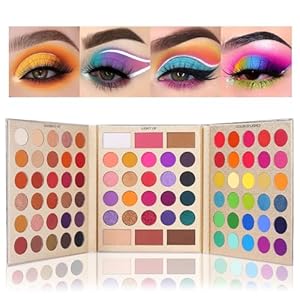 UCANBE Pretty All Set Eyeshadow Palette Holiday Gift Set Pro 86 Colors Makeup Kit Matte Shimmer Eye Shadow Highlighters Contour Blush Powder All In One Valentine’s Day Makeup Pallet