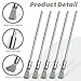 10 Pcs Wire Brush, Stainless Steel Extended Cleaning End Brushes Small Wire Brush Extended Pen Polishing Rotary Tools Accessories 6 mm End Scrub, 3 mm Mandrel