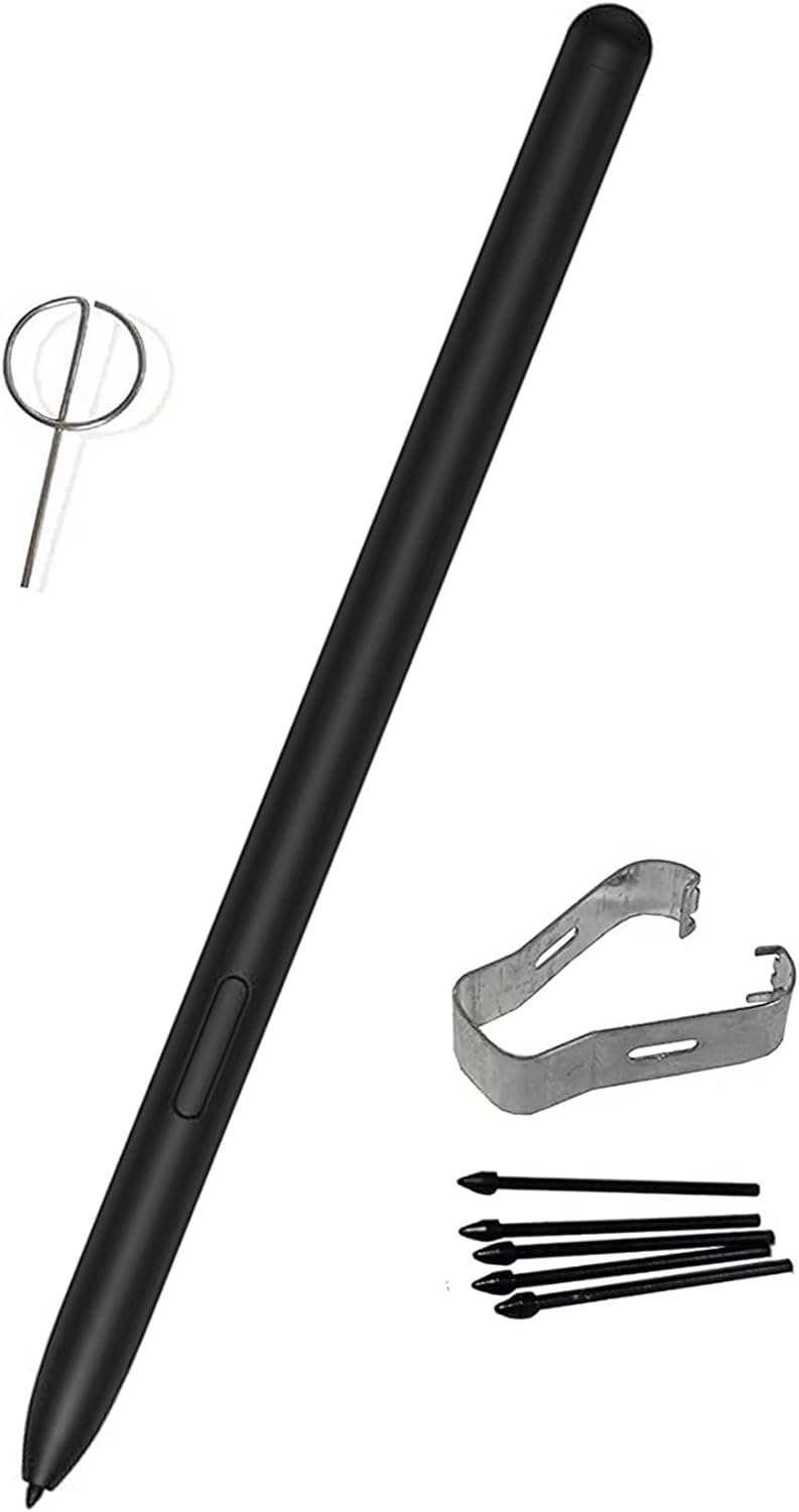 Tab S8 S Pen Replacement for Samsung Galaxy S8 S8 Plus S8 Ultra (EJ-PT870BJEGUJ) Touch Pen Stylus Pen (WithoutBluetooth) + Tips + Eject Pin(Black) Black WithoutBluetooth