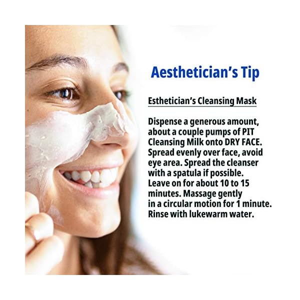 TROIAREUKE PIT Cleansing Milk I Deep Cleansing Daily Facial Cleanser for All Skin Types, Dry, Hydrating Face Mask with Antioxidants, Vitamins, Moisturize Korean Aesthetic Skin Care 10.14 fl oz