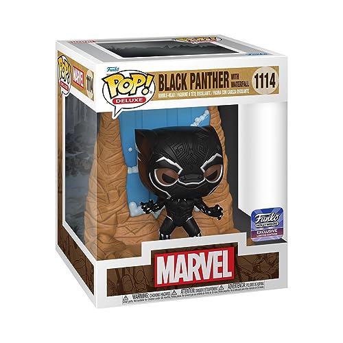 Funko Pop Black Panther cascade 1114, figurine Marvel exclusive Hollywood pour collectionneur