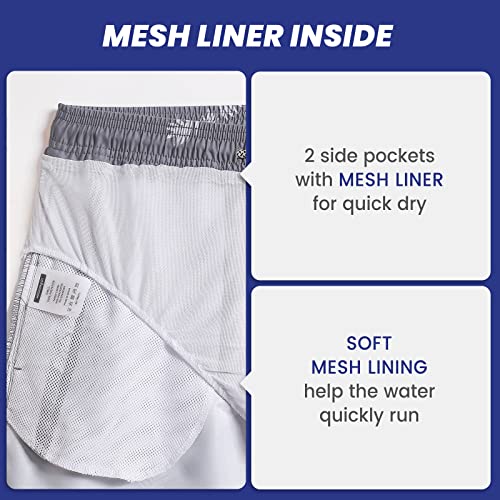 Image of maamgic Mens Swim Trunks 5 Inch with Mesh Liner Breathable for Beach