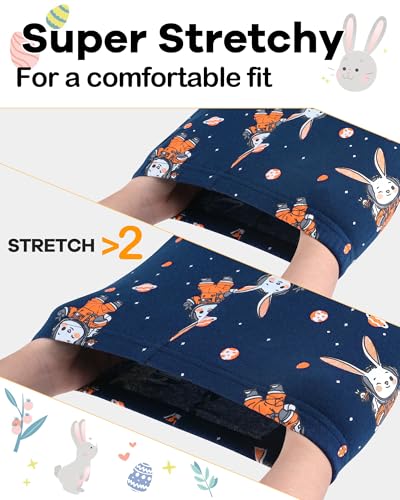 Image of DAUGHTER QUEEN Boys Pajamas 4 Pieces Long Set 100% Cotton Sleepwear Size 18 Months-12 Years