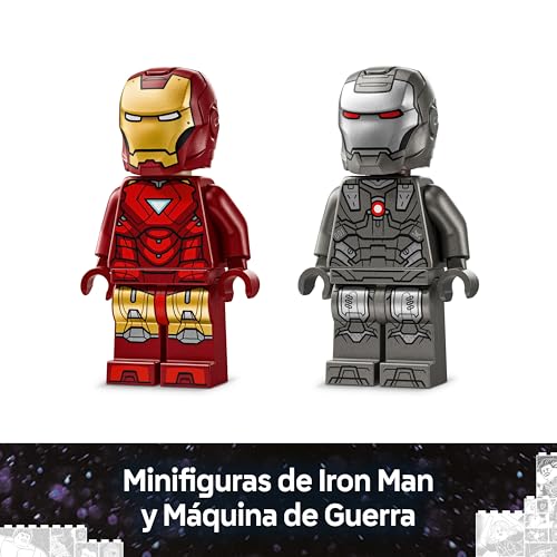 Image of LEGO Marvel Iron Man & War Machine vs. Hammer Drones Building Toy 76320 Building Blocks Toys for 7+ Gift for Boys and Girls
