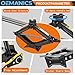 New Type 3 Ton (6613 lbs) Car Scissor Jack Kit with Rubber Jack Pad Adapters, Universal Heavy Duty Scissor Jack Lift Kit, Low Profile Jack Tire Changing Tool Kit for Car SUV MPV