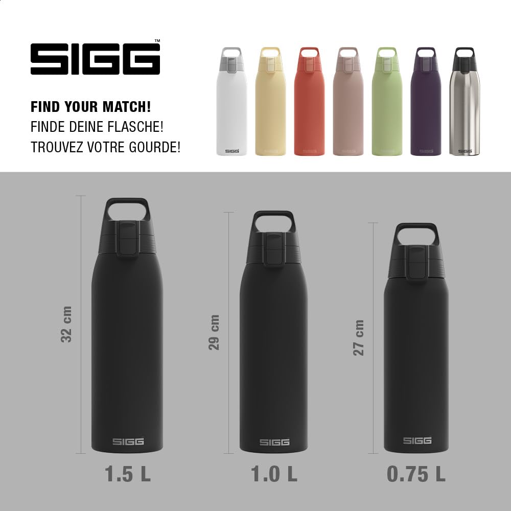 Sigg Shield Therm One Isolierte Trinkflasche 0,5L 0,75L 1L BPA-frei Edelstahl